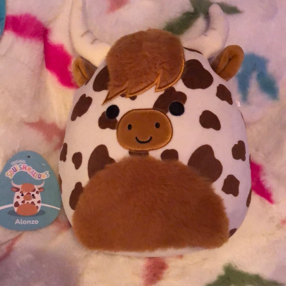 8” Alonzo longhorn cow